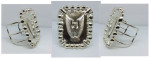 Manchette armband. (In zilver, verzilverd en verguld)
